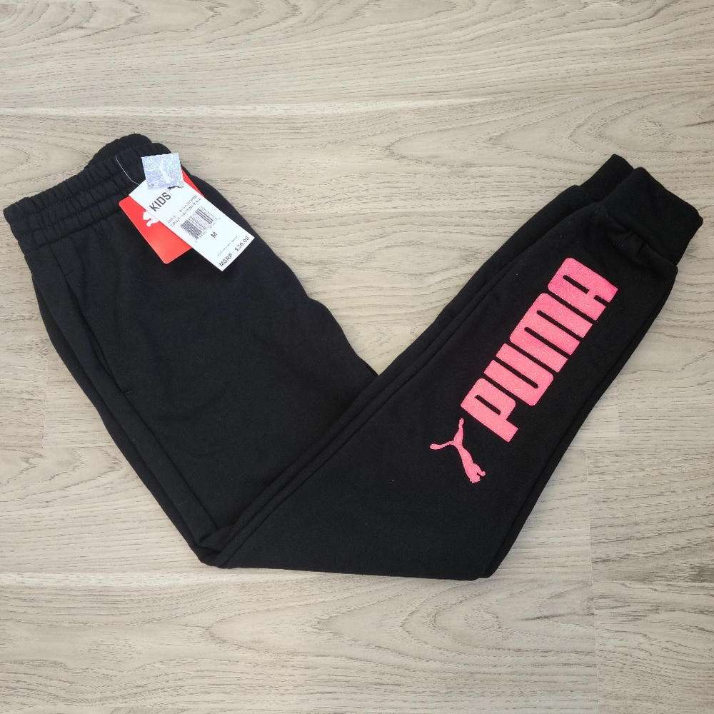 PUMA Big Girls' Joggers M(8-10)